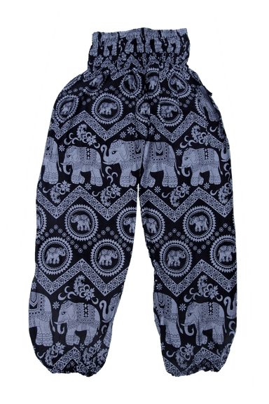 Mahakala Elephant Harem Pants from Bohemian Island. Comfy bohemian pants.