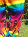 purple rainbow tribal harem pants bohemian island