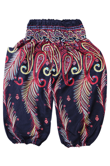 Red Feather Kids Harem Pants from Bohemian Island