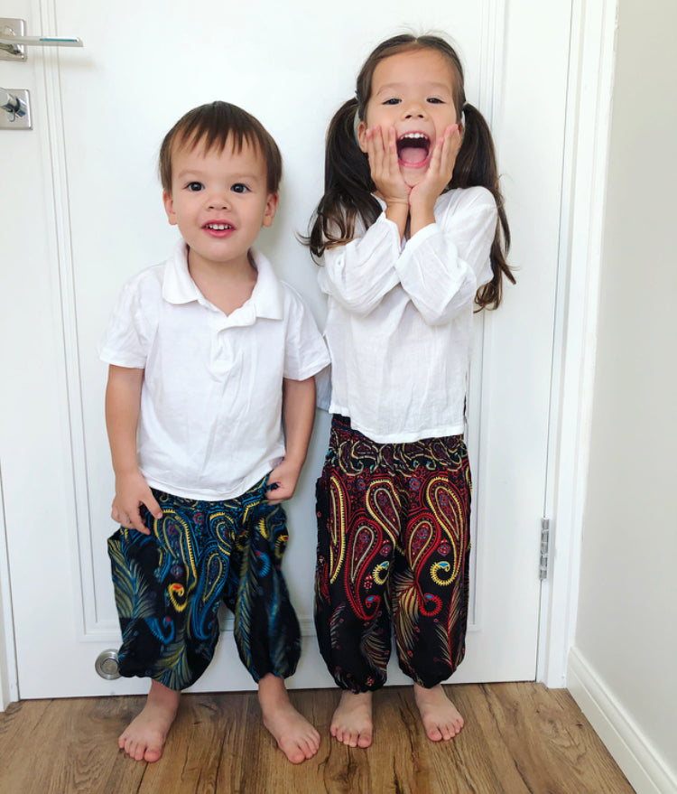 Kids Modern Harem Pants Sewing Pattern - Pattern Emporium
