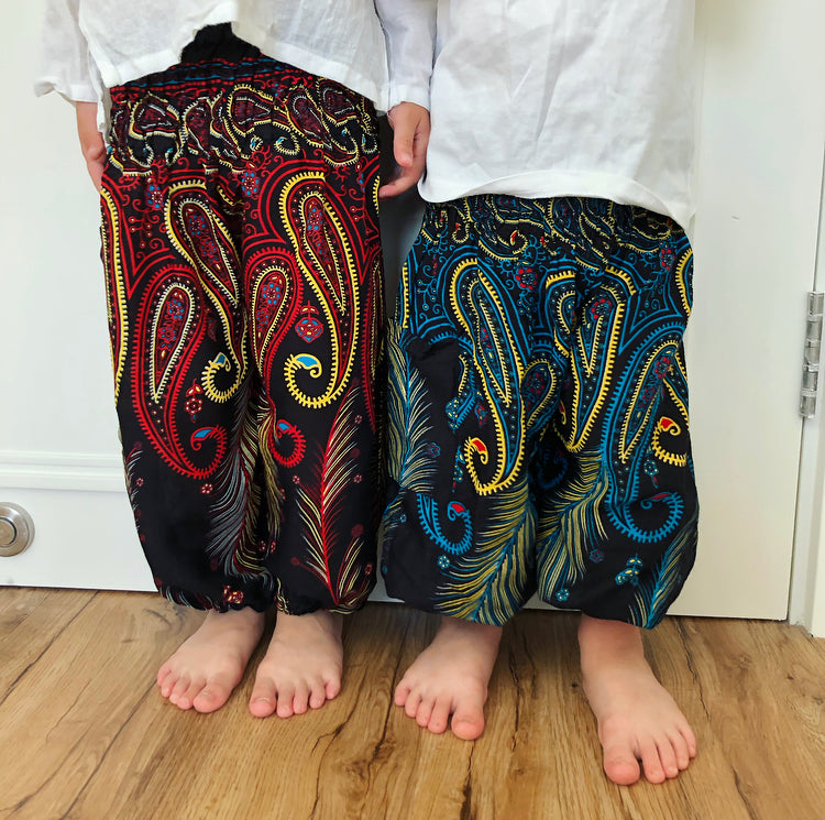 Red Feather Kids Harem Pants