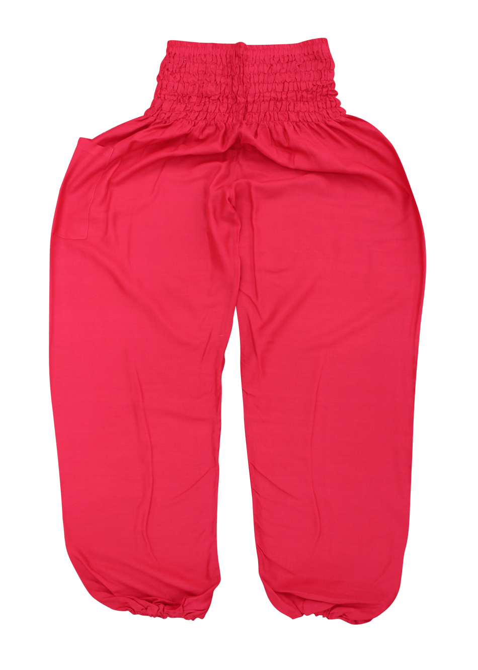 Red Plain Harem Pants from Bohemian Island