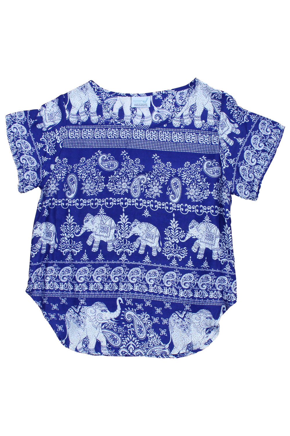 vanida elephant womens cotton shirt bohemian island