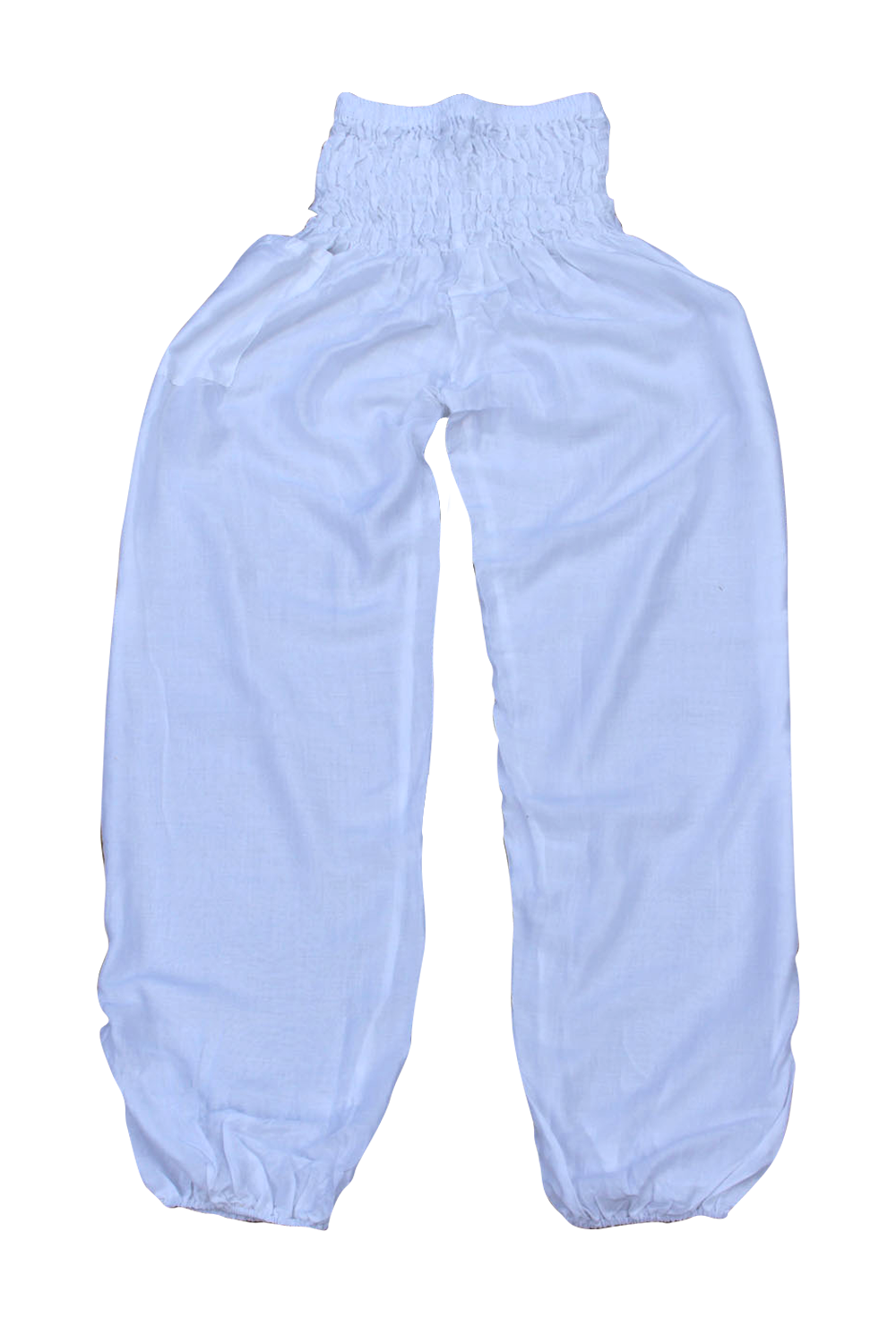 White Harem Pants